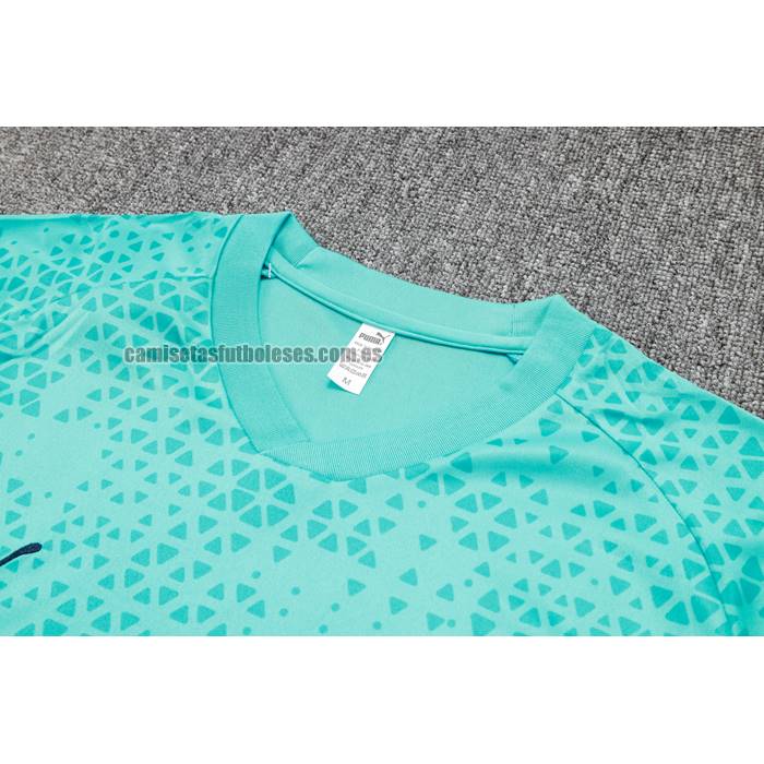 Chandal del Olympique Marsella Manga Corta 2023 2024 Verde - Pantalon Corto
